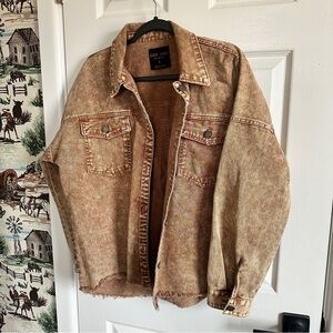 Rust Denim Jacket